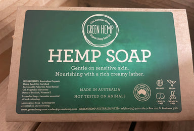 Lemongrass Hemp Soap - Economy Box of 6 - GREEN HEMP AUSTRALIA  