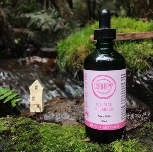 Oil Face Cleanser - Makeup Remover 100ml - GREEN HEMP AUSTRALIA