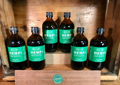 Pure Hemp Seed Oil -Economy Box -6 x 500ml Bottles - GREEN HEMP AUSTRALIA
