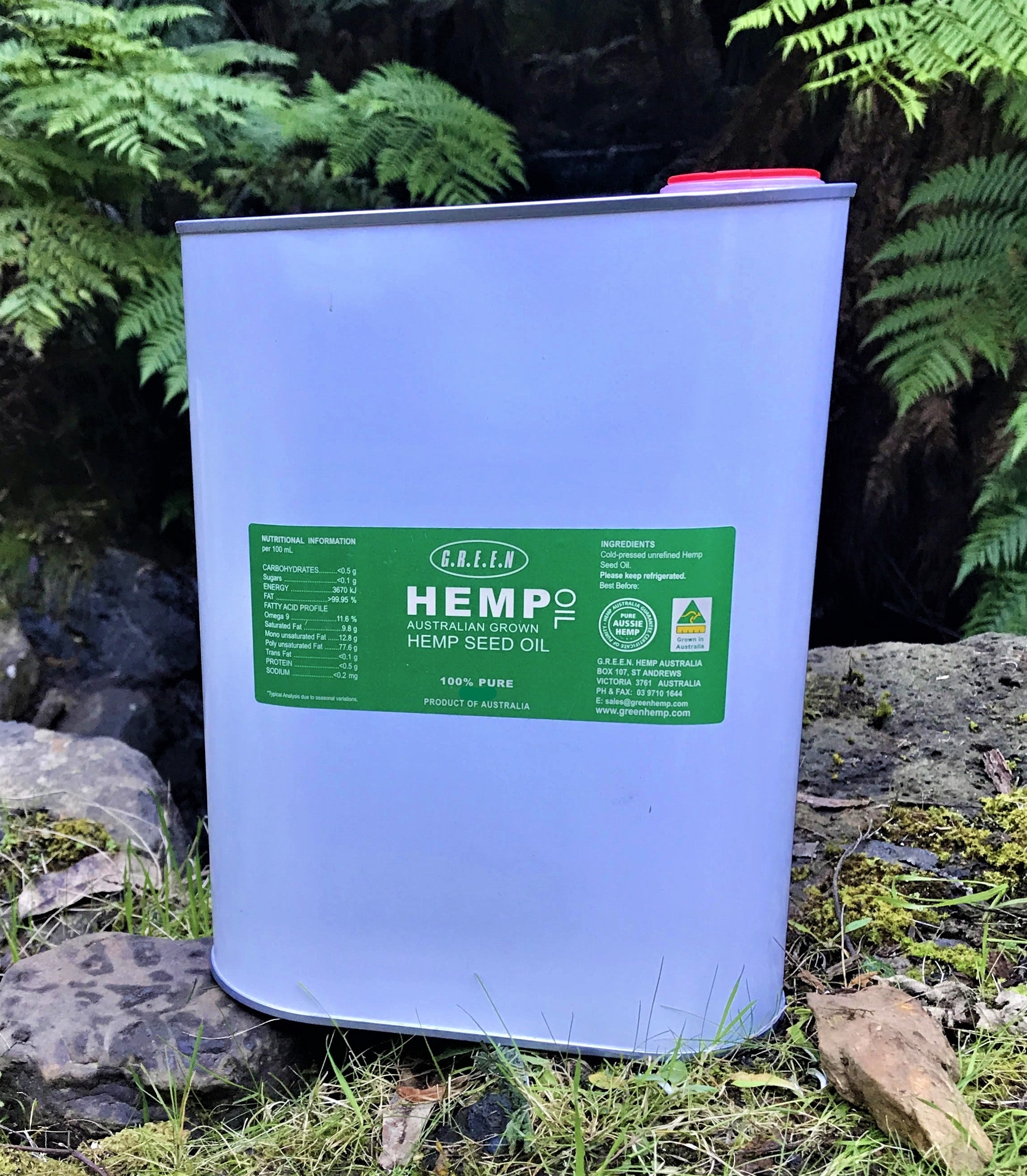 Pure Hemp Seed Oil - GREEN HEMP AUSTRALIA