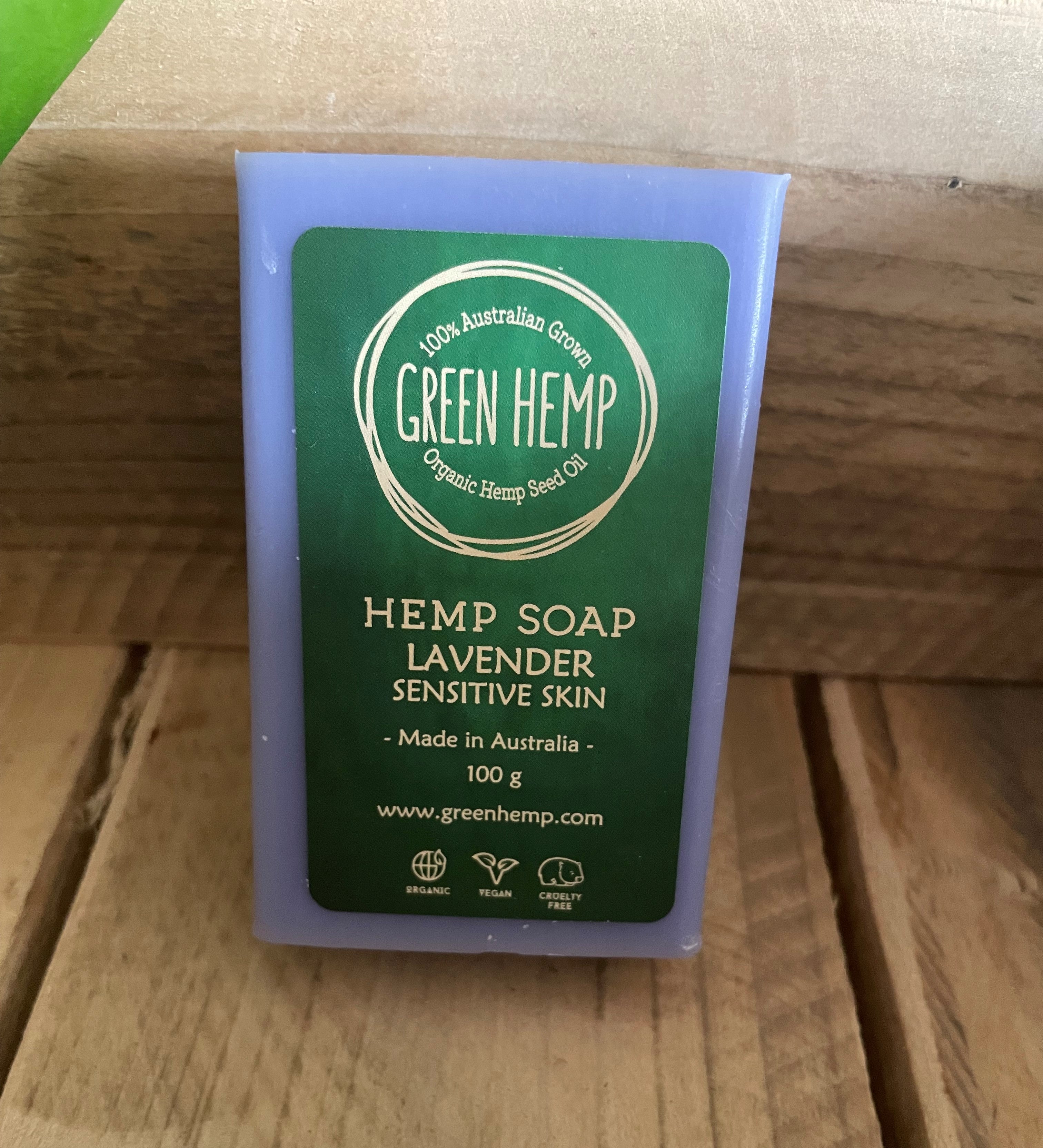 Lavender Soap Bar - Elevated View