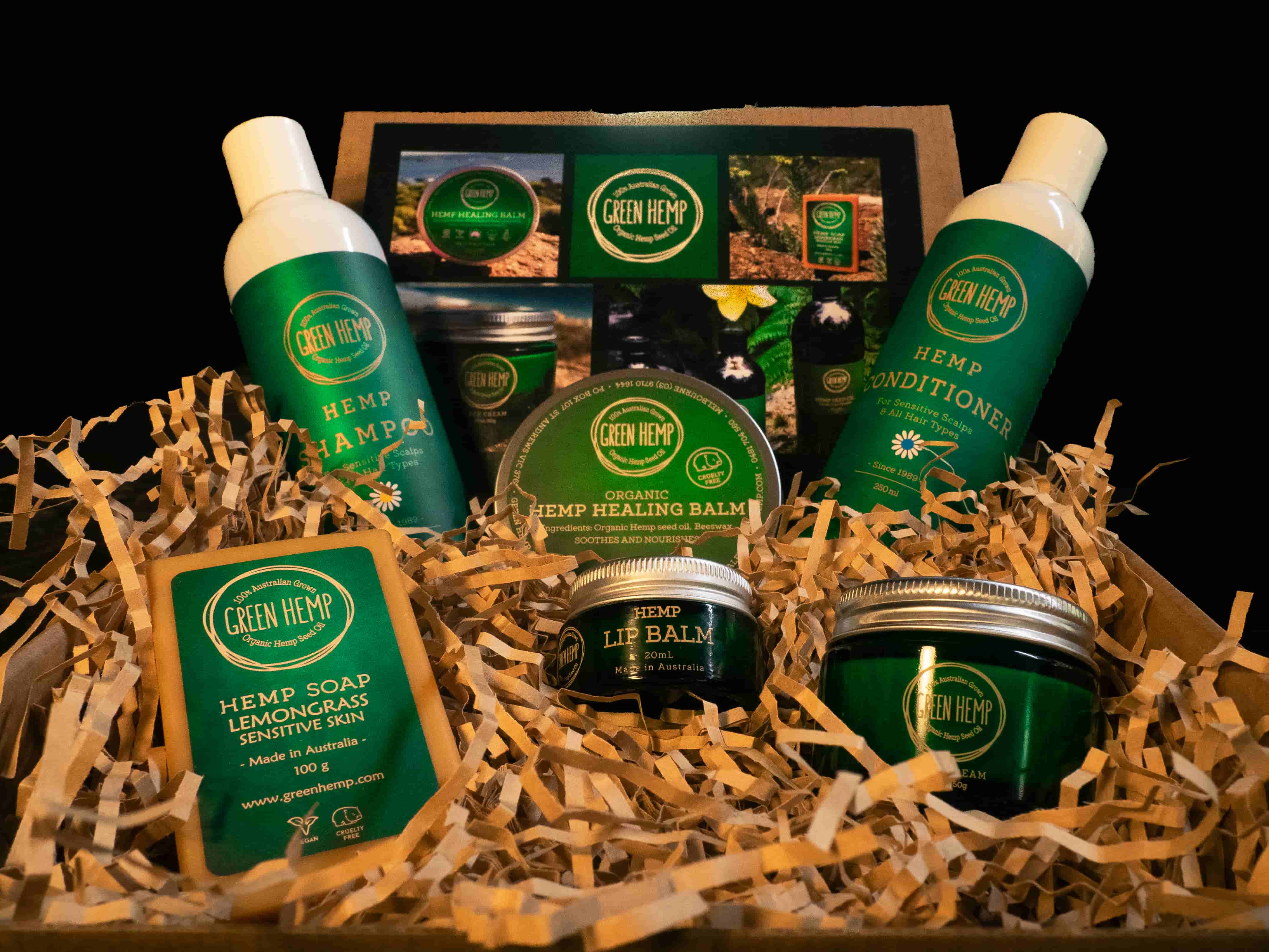 Gift Pack C  Large  Shampoo Conditioner , Face Cream , Healing Balm , Lip Balm , Soap