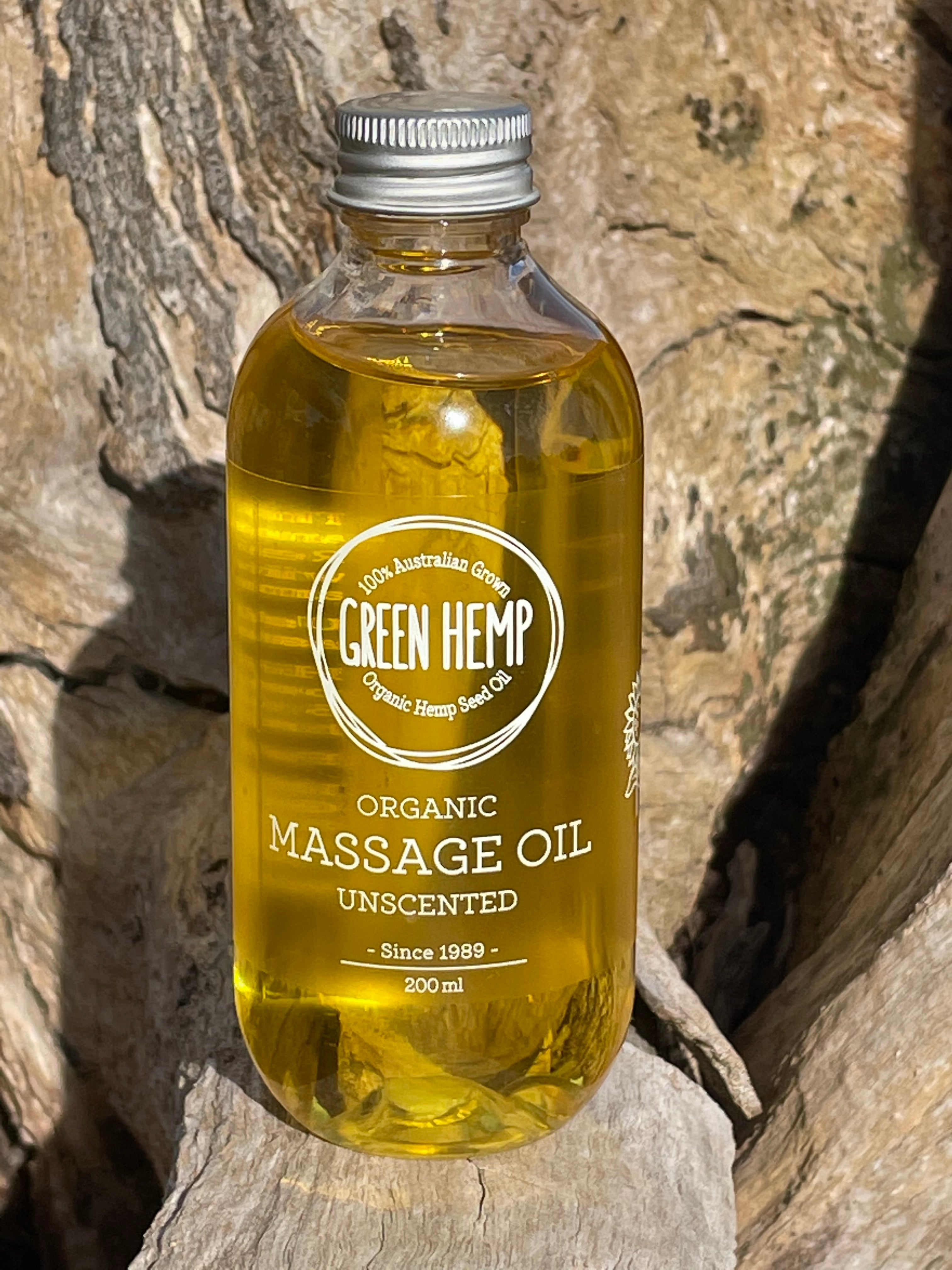 Massage Oil - Economy Box 6 x 200ml bottles - GREEN HEMP AUSTRALIA  